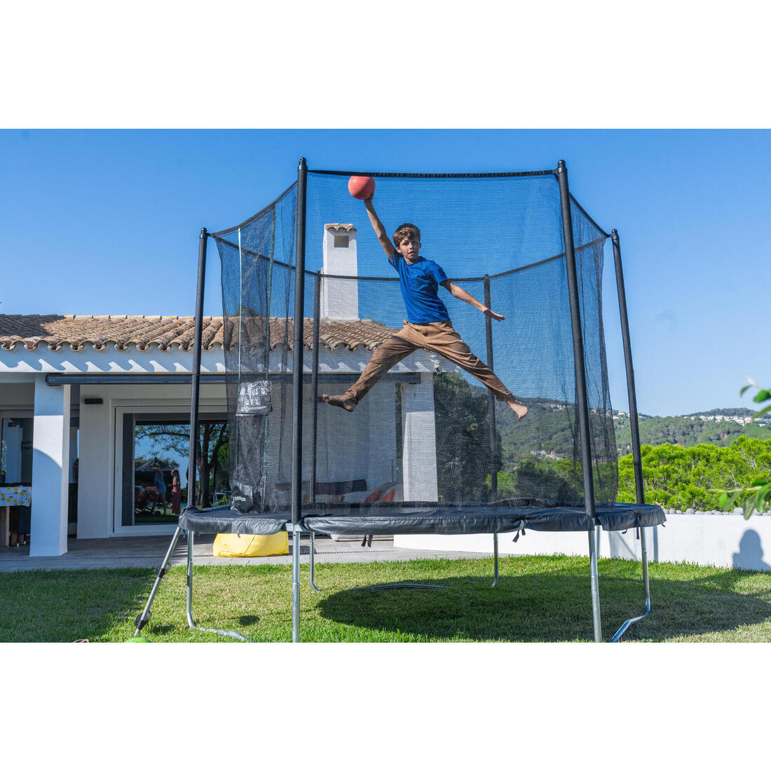 Trampolín con red de seguridad y montaje sin herramientas 300 - Image 11