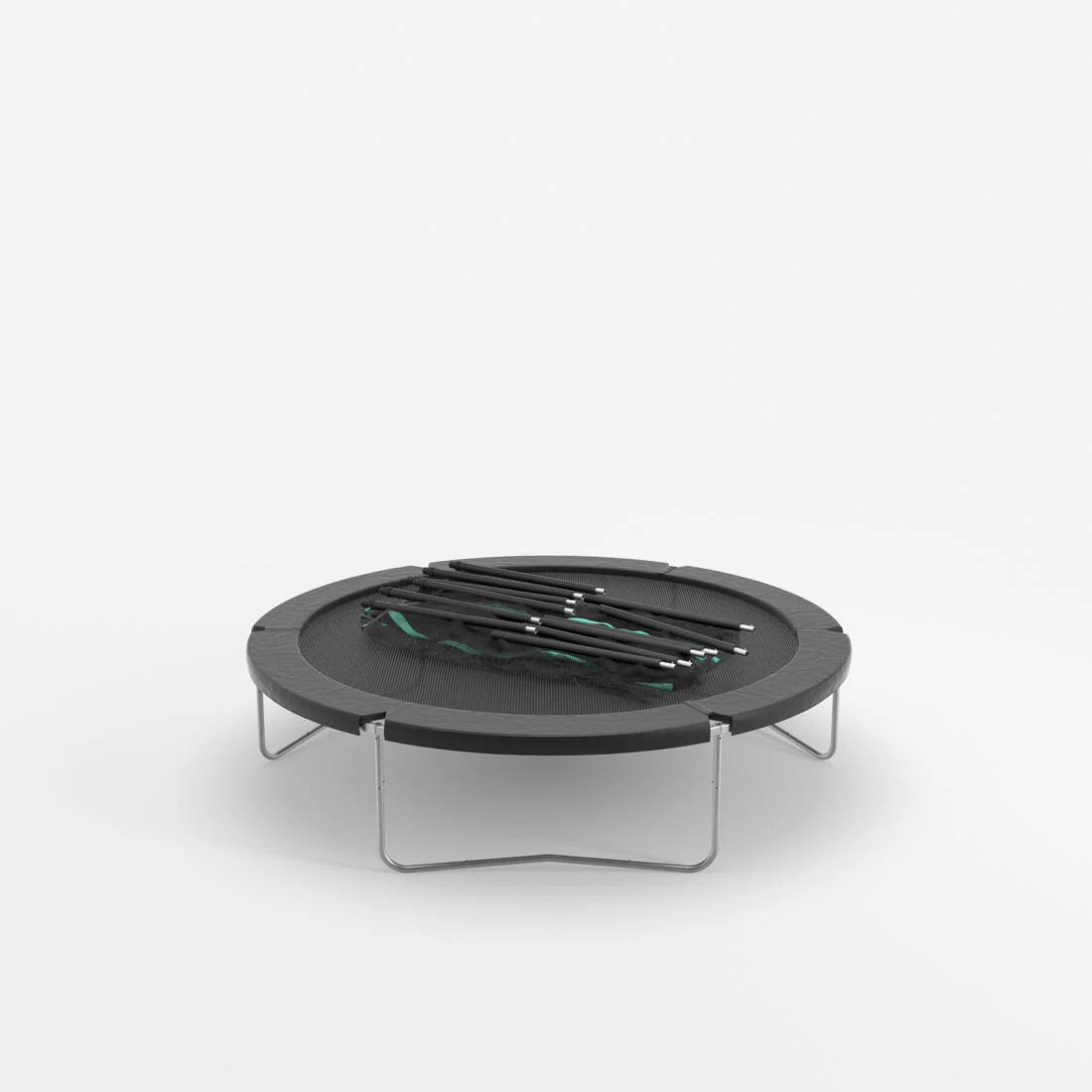 Trampolín con red de seguridad y montaje sin herramientas 300 - Image 2