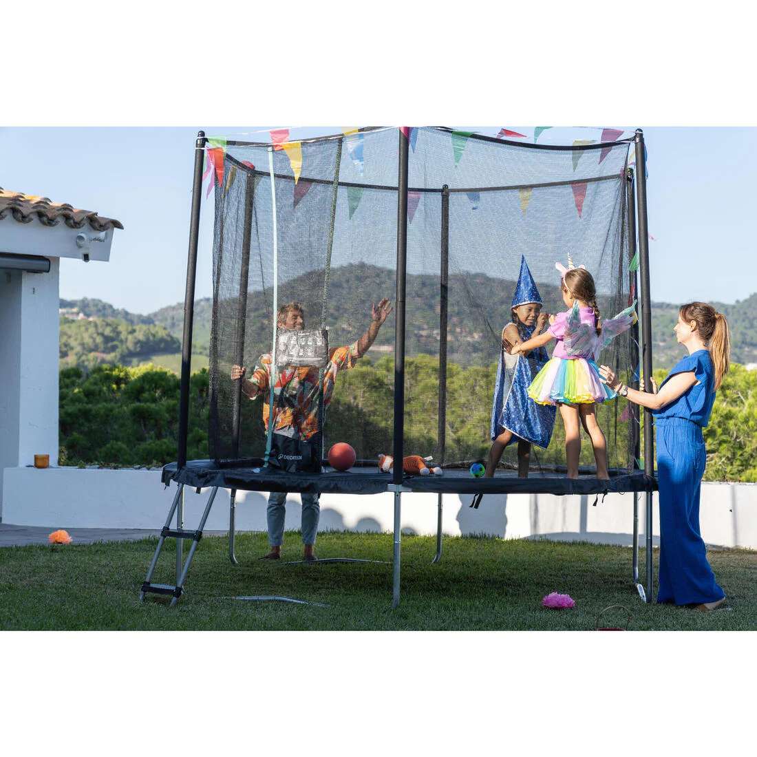 Trampolín con red de seguridad y montaje sin herramientas 300 - Image 6