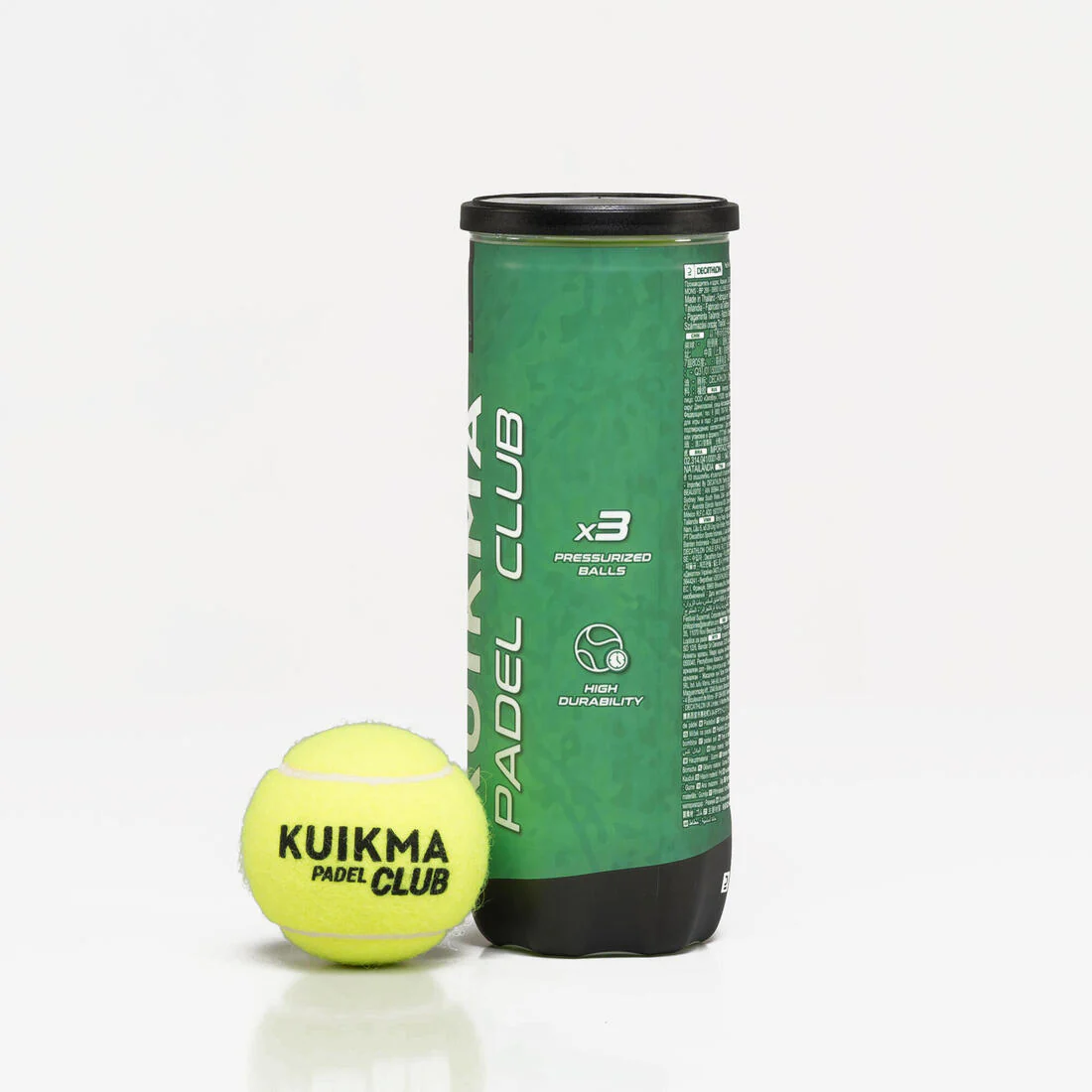 Tubo de 3 pelotas de pádel presurizadas - Kuikma PB Club - Image 4