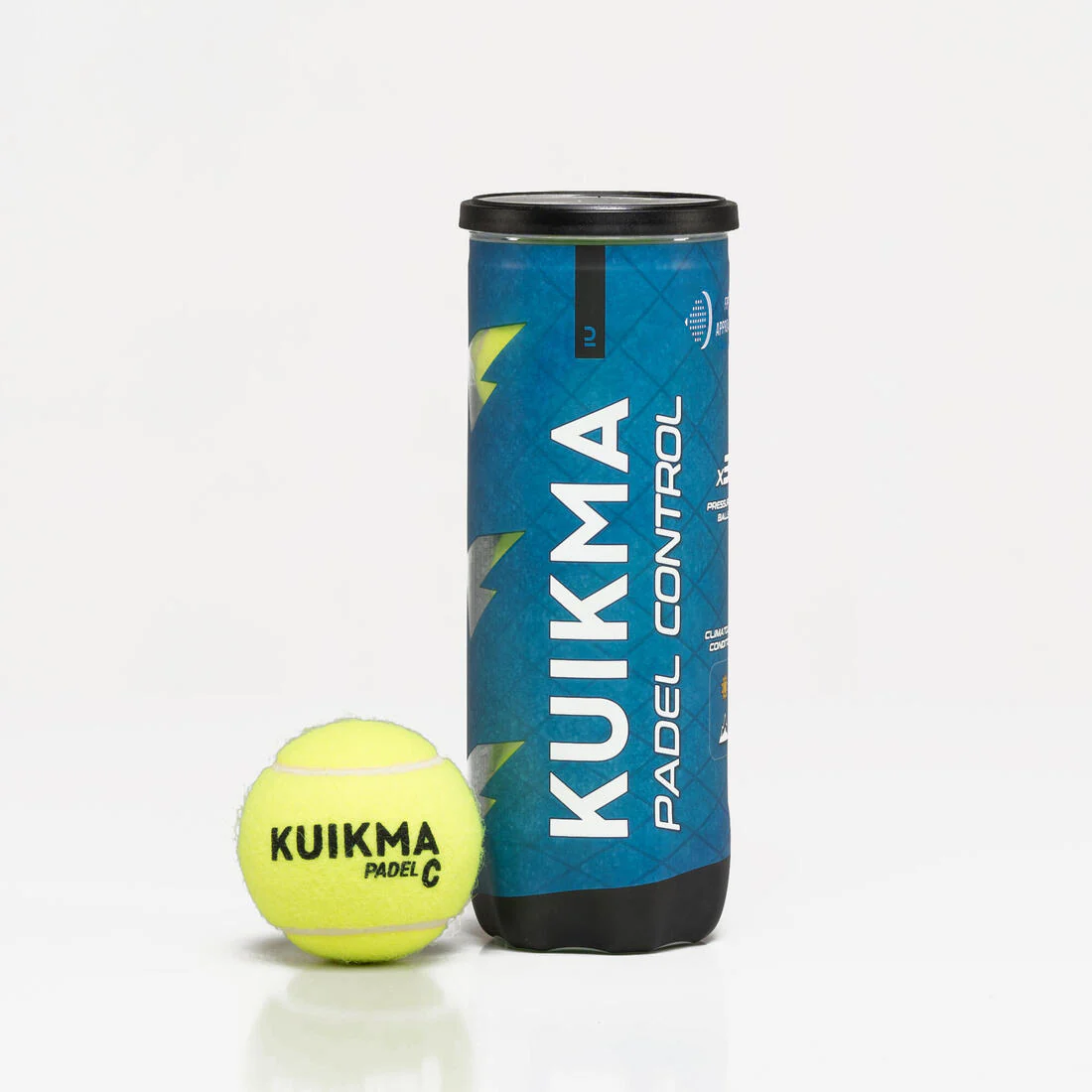 Tubo de 3 pelotas de pádel presurizadas Kuikma PB Control - Image 2