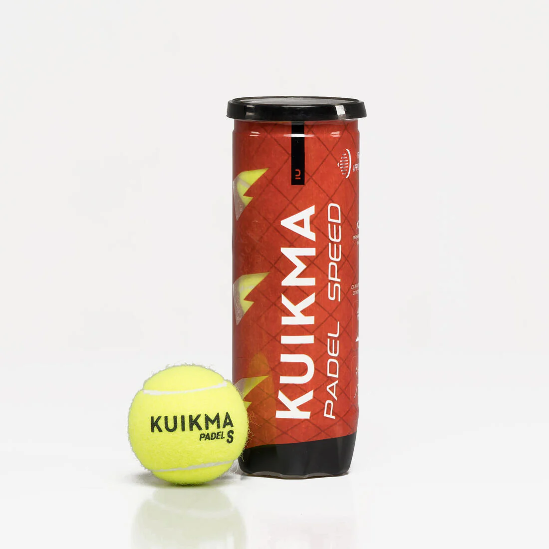 Tubo de 3 pelotas de pádel presurizadas - Kuikma PB Speed - Image 2
