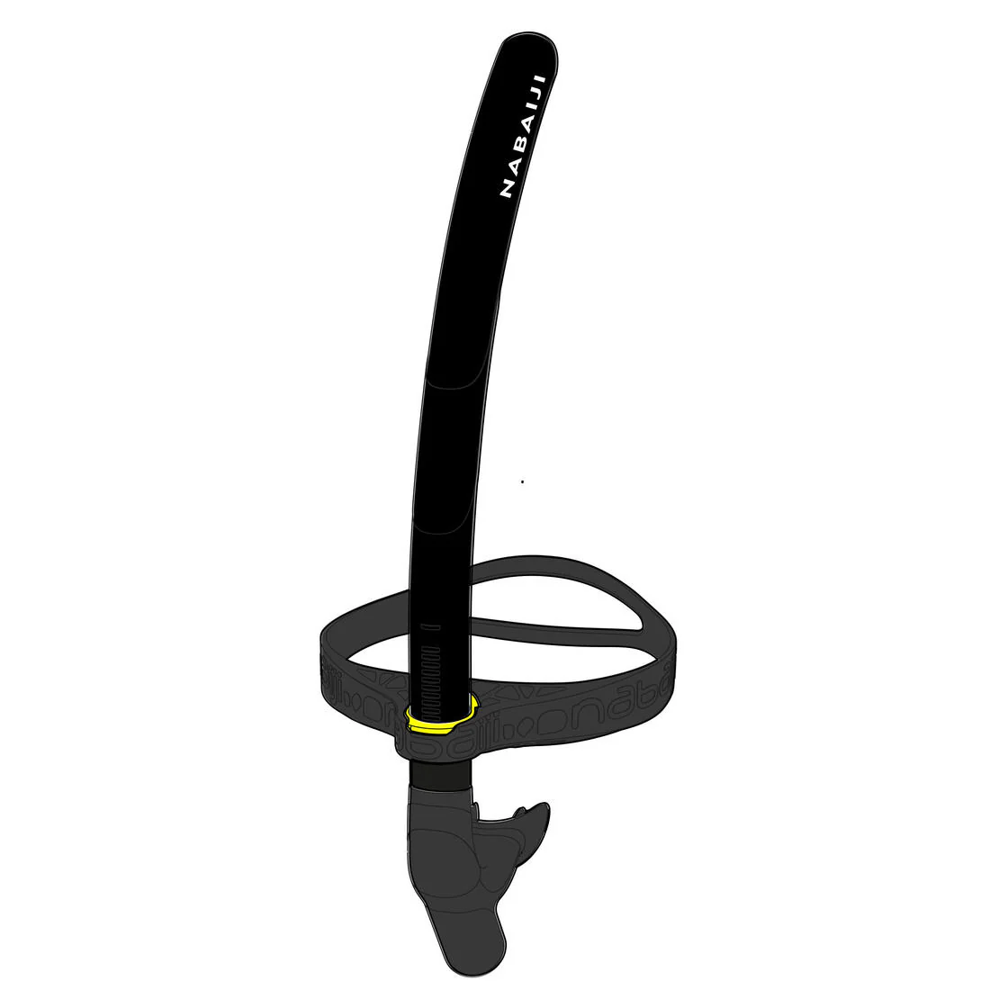 Tubo Frontal Natación 500 Azul/Amarillo Talla L - Image 6