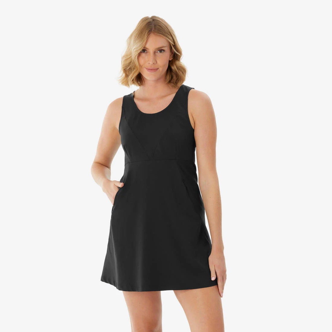 Vestido de senderismo negro para mujer Exploor