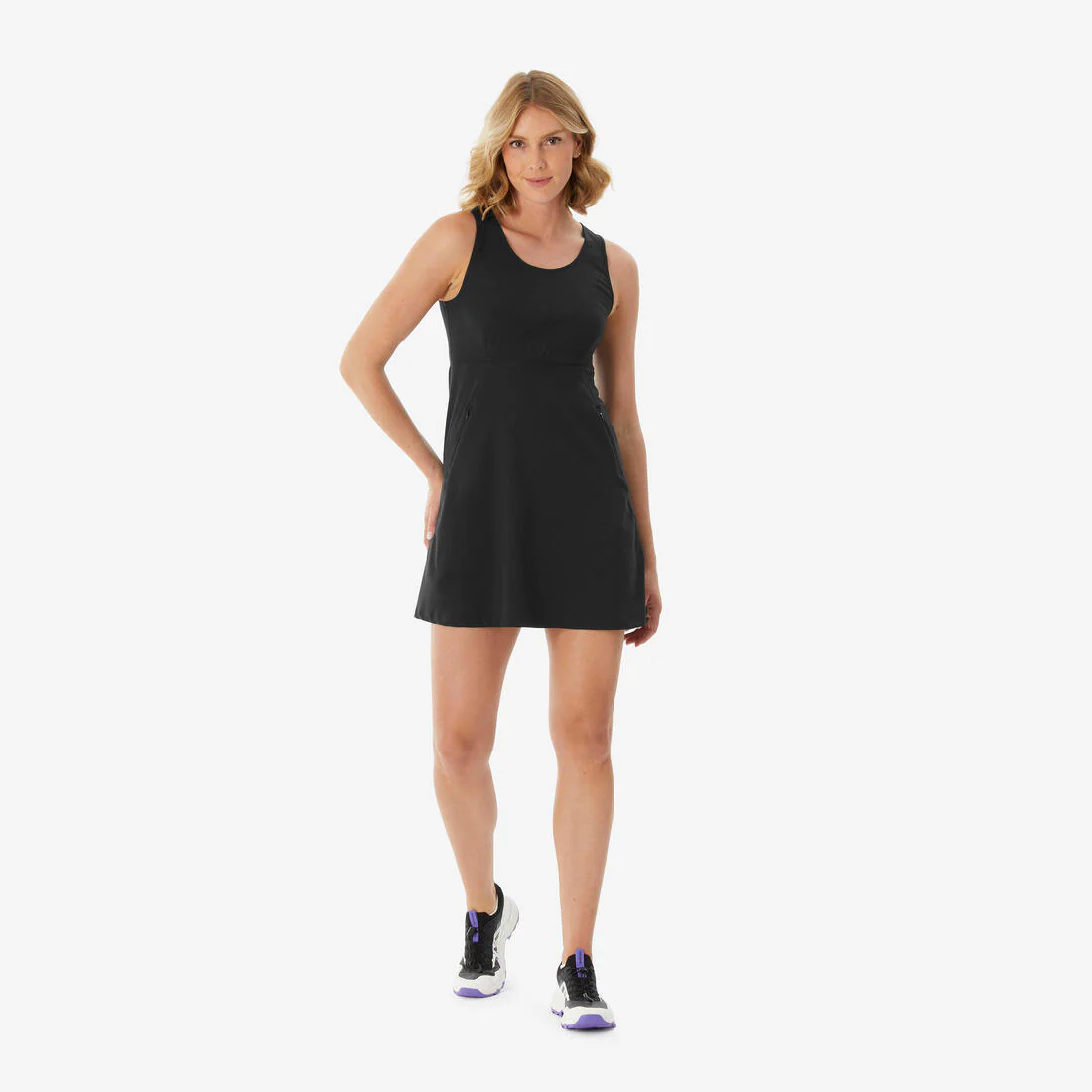 Vestido de senderismo negro para mujer Exploor - Image 2