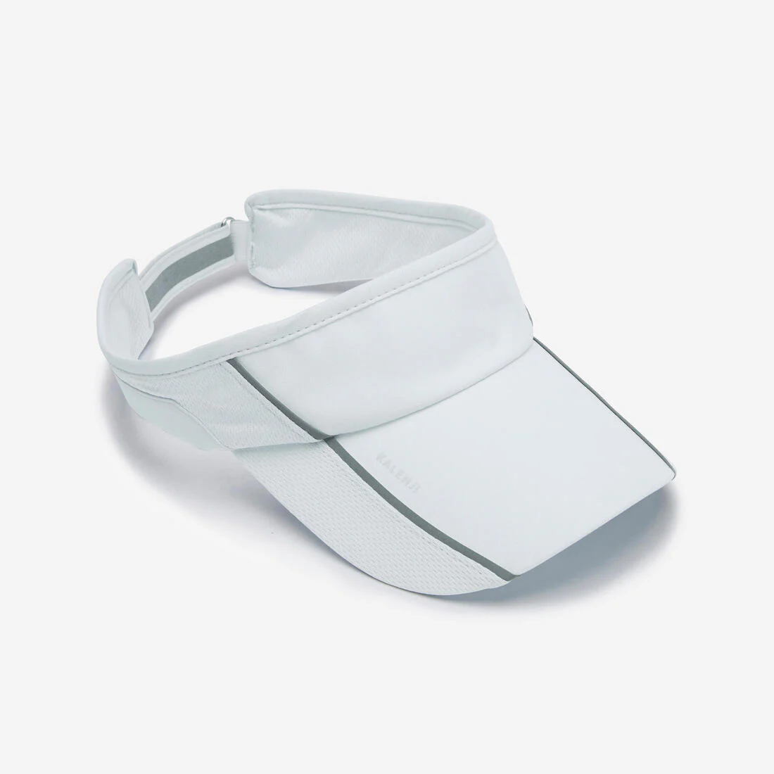Visera de running ajustable gris bruma para hombre y mujer Kiprun