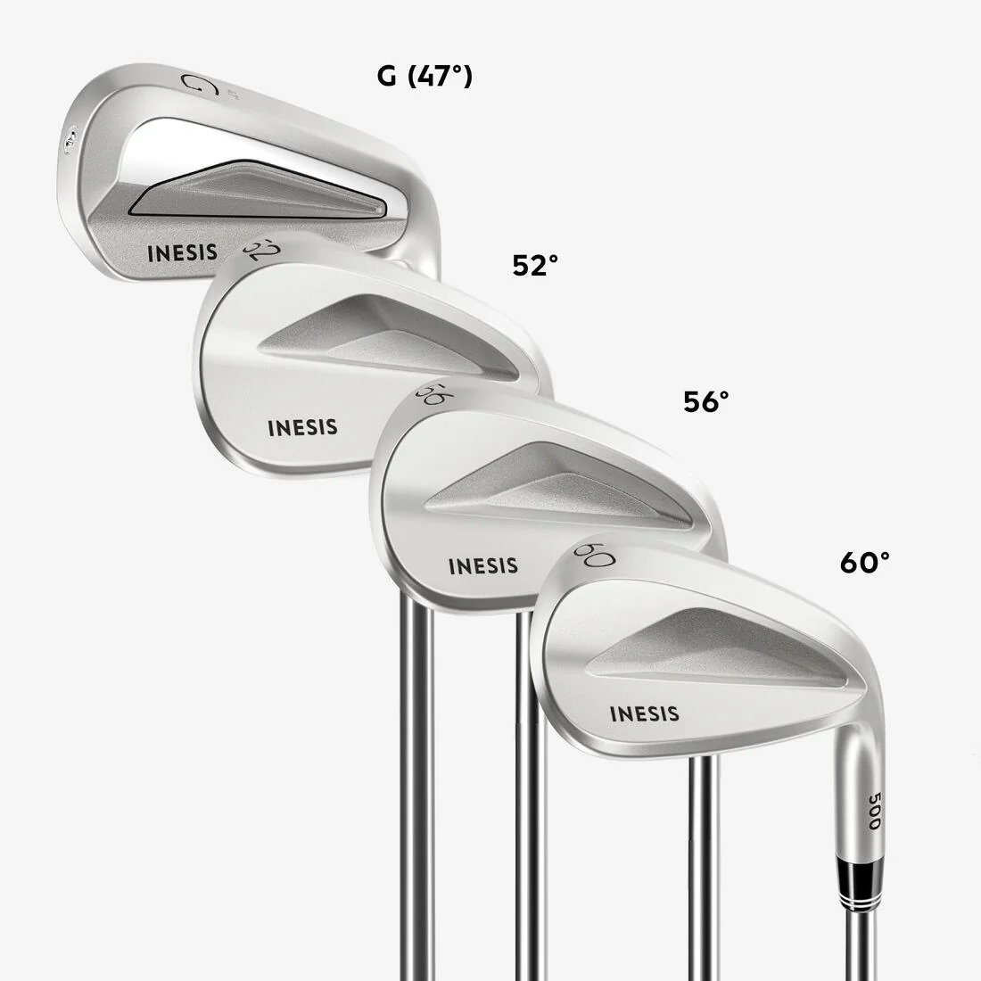 Wedge de golf diestro talla 1 grafito - INESIS 500 - Image 3