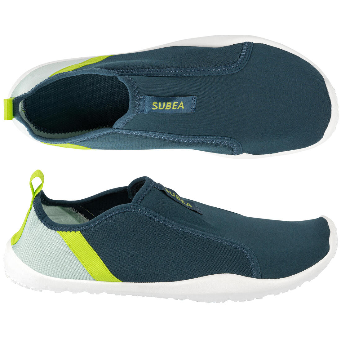 Zapatos acuáticos con elásticos negros para adulto Subea 120 - Image 8