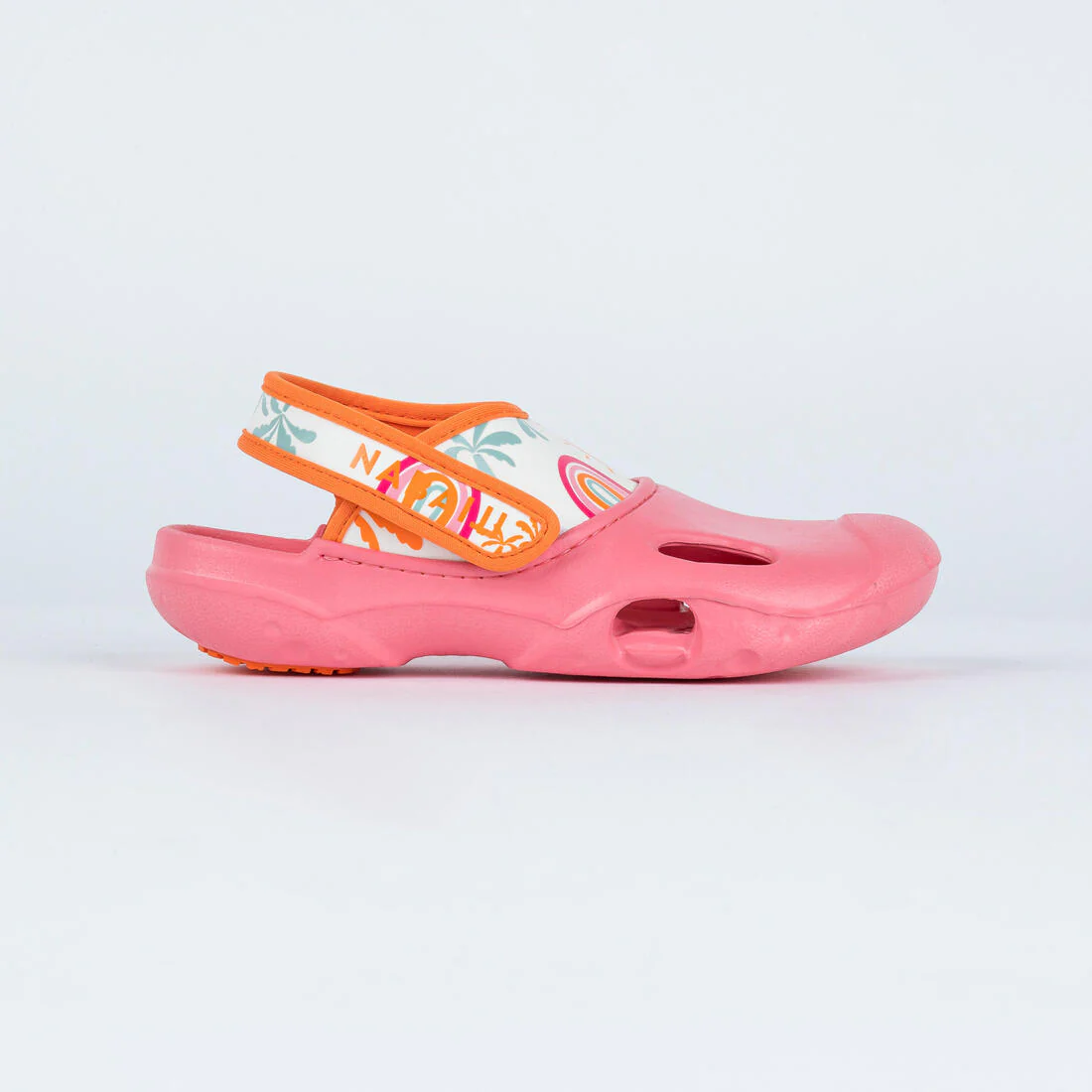 Zuecos para alberca azules con tigre para niños Clog 500 - Image 3