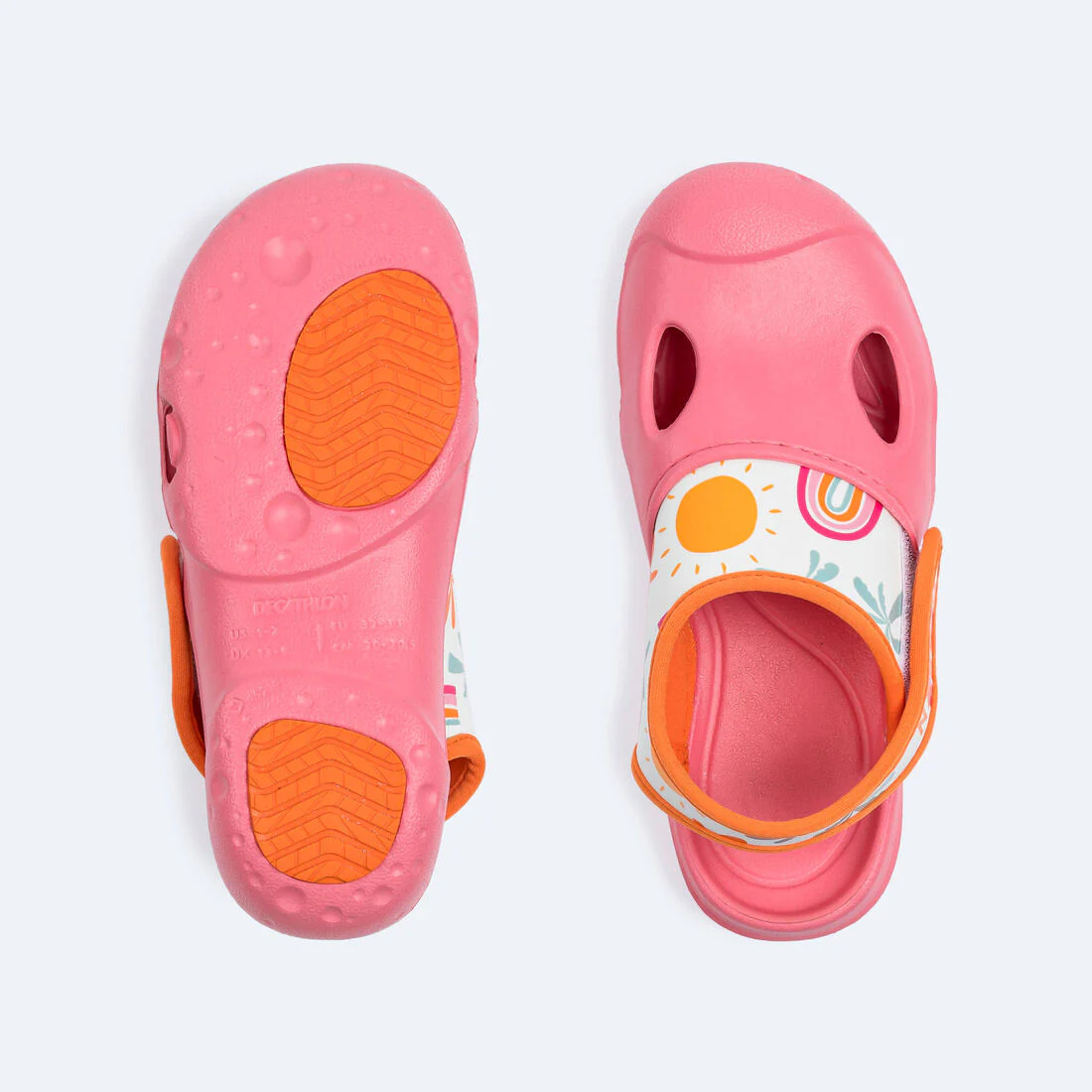 Zuecos para alberca azules con tigre para niños Clog 500 - Image 5