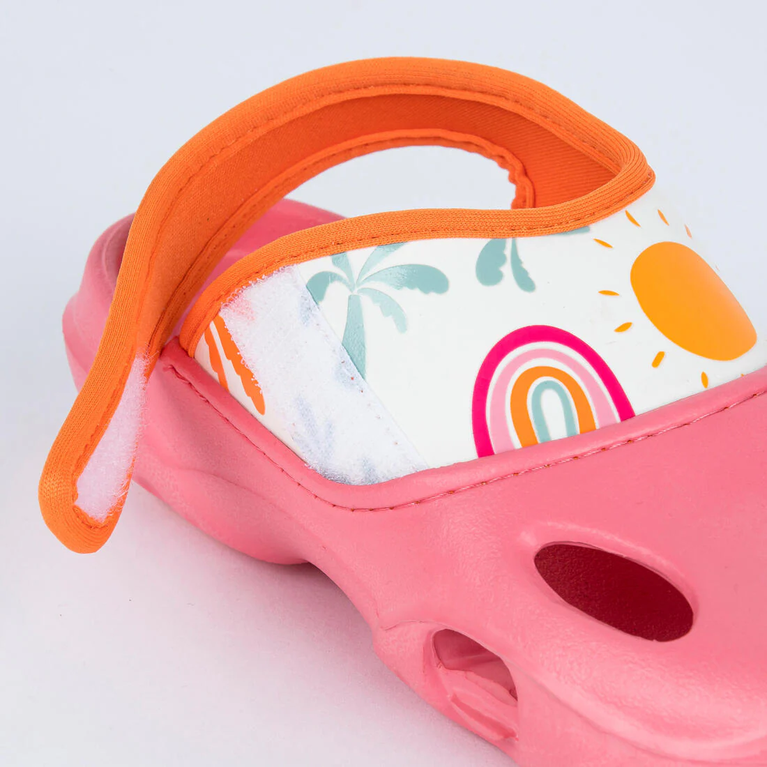 Zuecos para alberca azules con tigre para niños Clog 500 - Image 8